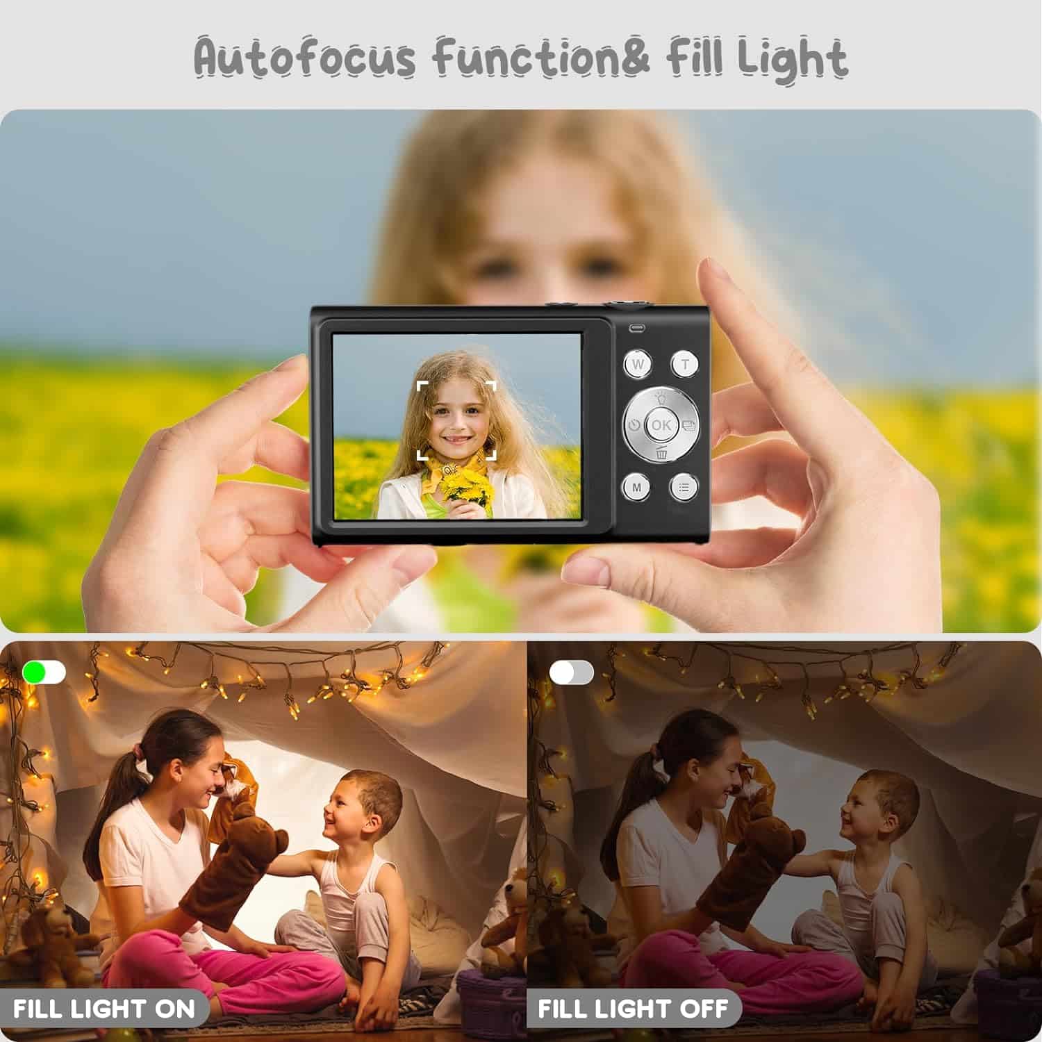 BEVLXNIV's Kids Digital Camera 4K 48MP - A Powerhouse of Creativity for Young Photographers!