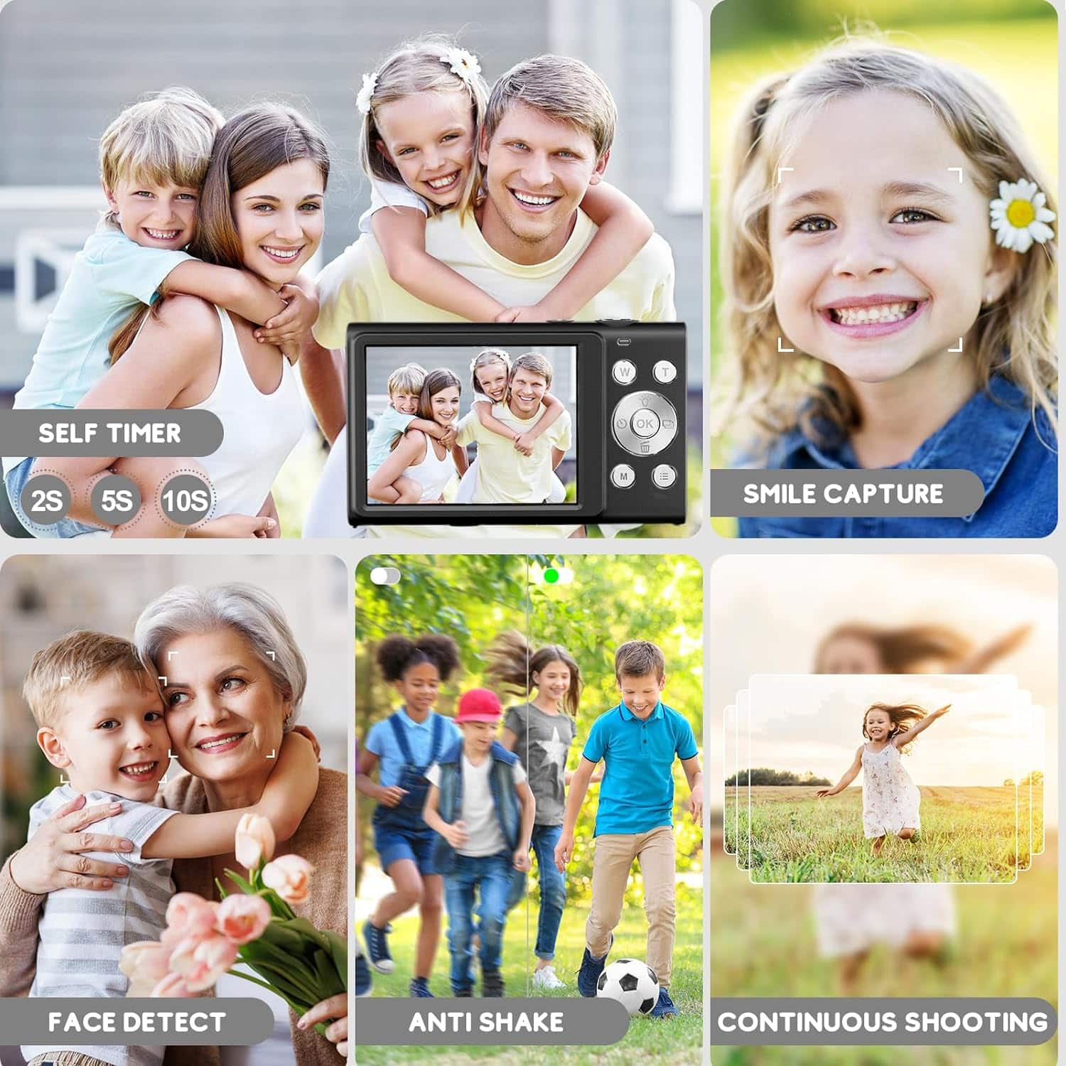 BEVLXNIV's Kids Digital Camera 4K 48MP - A Powerhouse of Creativity for Young Photographers!