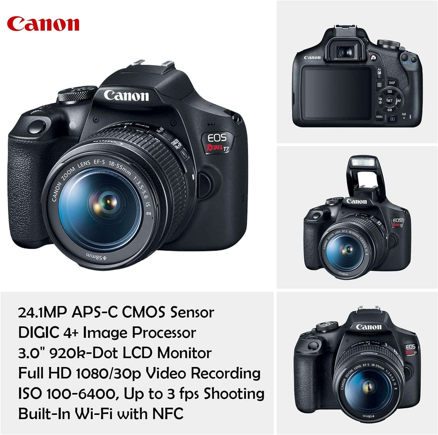 Canon EOS Rebel T7 DSLR Camera: A Comprehensive Review