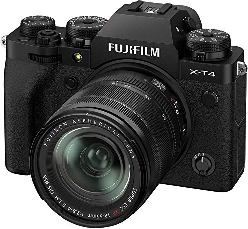 Fujifilm X-T4 Mirrorless Digital Camera XF18-55mm Lens Kit - Black
