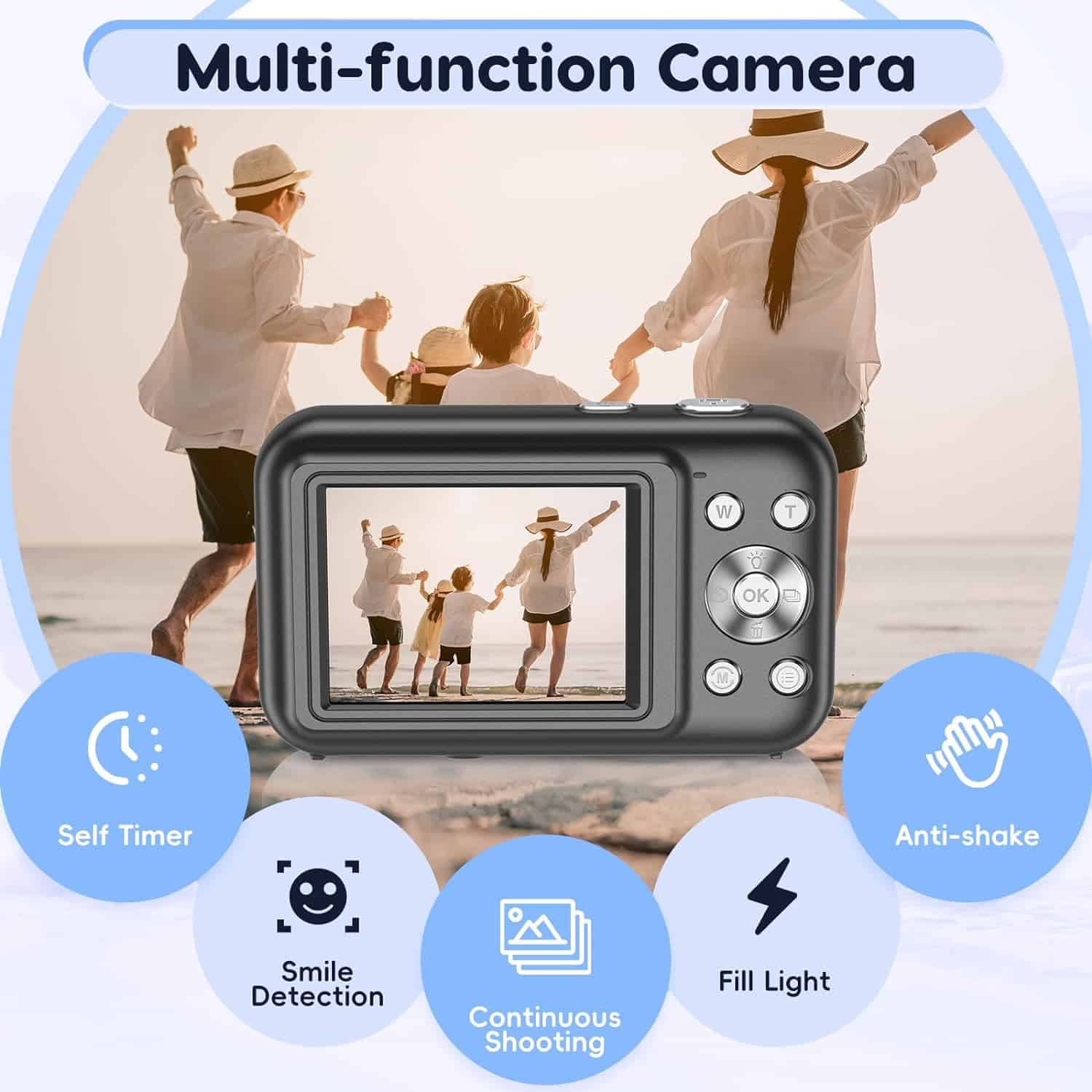 Digital Camera, FHD 1080P Kids Camera 44MP: A Fun and Versatile Photography Companion