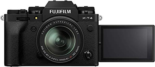Fujifilm X-T4 Mirrorless Digital Camera XF18-55mm Lens Kit - Black: A Versatile and Powerful Imaging Tool