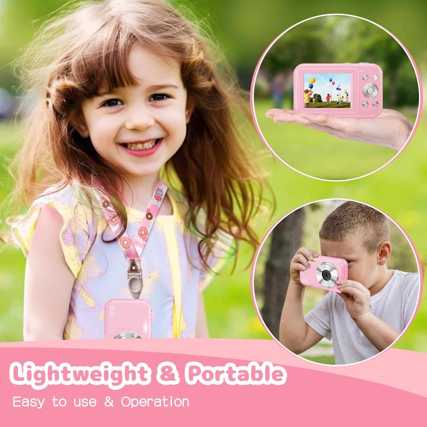 Capture Unforgettable Moments with the Digital Camera, Kids Camera with 32GB Card