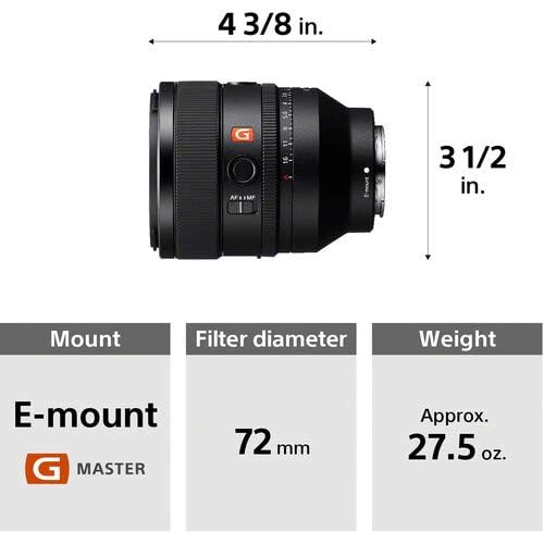 Sony FE 50mm F1.2 GM (SEL50F12GM) Full-Frame Lens Bundle: A Comprehensive Review